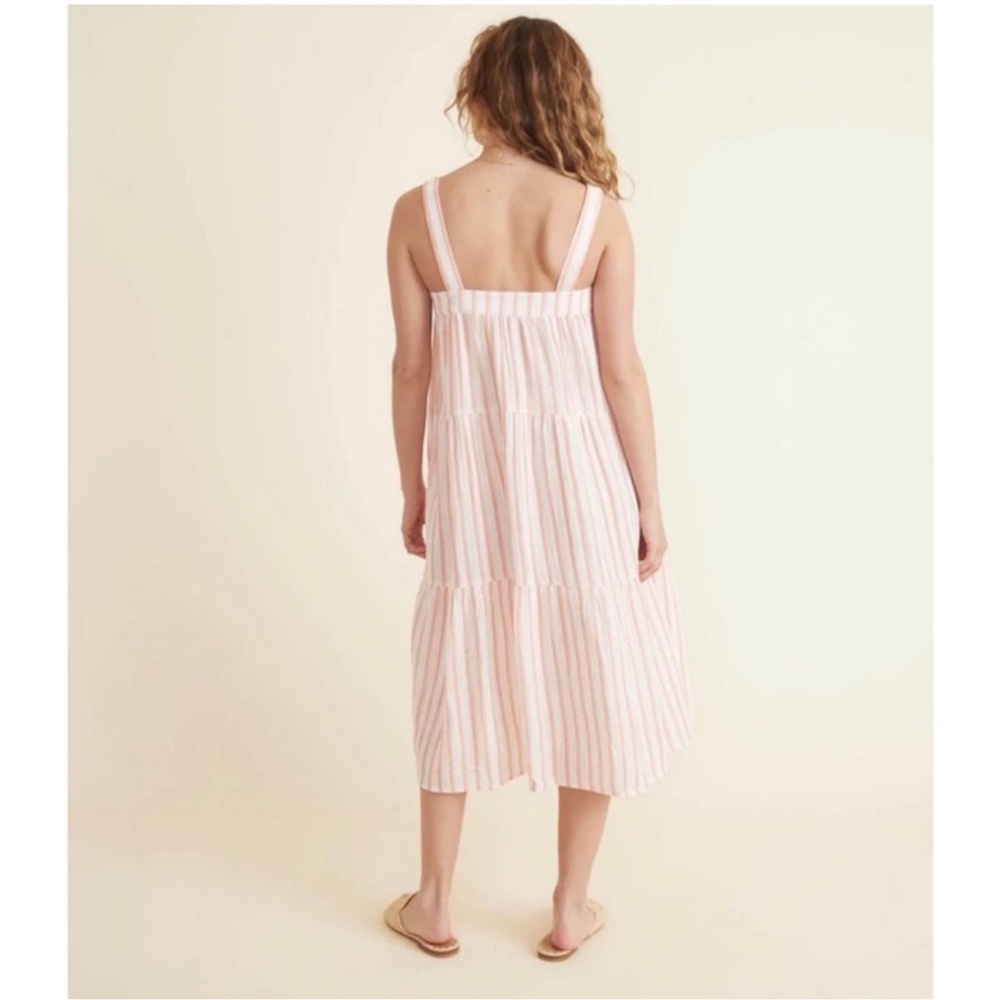 Marine Layer Gauze Midi Dress - Picture 2 of 13
